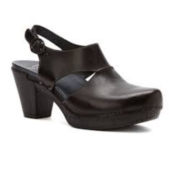 Dansko Riley Sling Back in Black - Picture 1 of 9